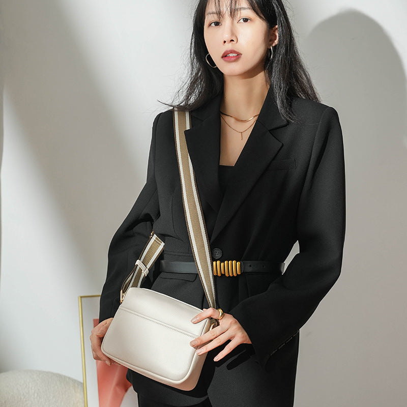 Wholesale Solid Color PU Messenger Shoulder Bag